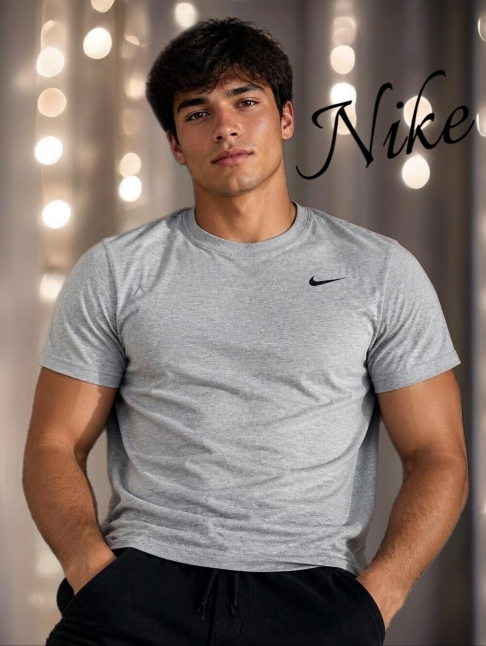 *1585 Nike dry fit tee shirt Adult size Large
